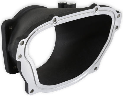 THROTTLE BODY ADAPTER,ULTRA LO-RAM,105MM,FF,BLACK