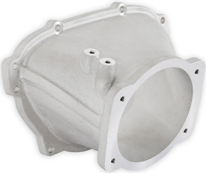 THROTTLE BODY ADAPTER,ULTRA LO-RAM,105MM,FF,SATIN
