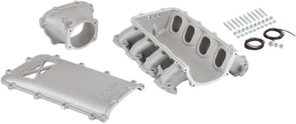INTAKE MANIFOLD KIT,ULTRA LO-RAM,GEN V LT,OE INJ,BURST FLANGE,FF,SATIN