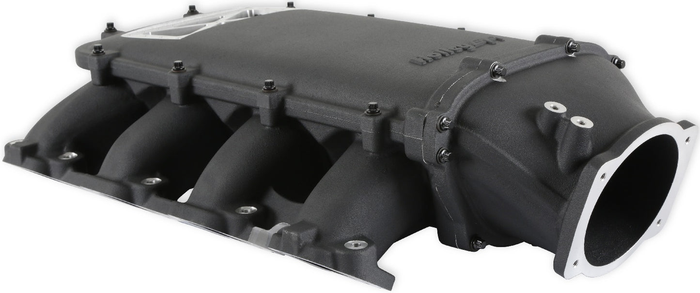 INTAKE MANIFOLD KIT,ULTRA LO-RAM,GEN V LT,OE INJ,BURST FLANGE,FF,BLACK