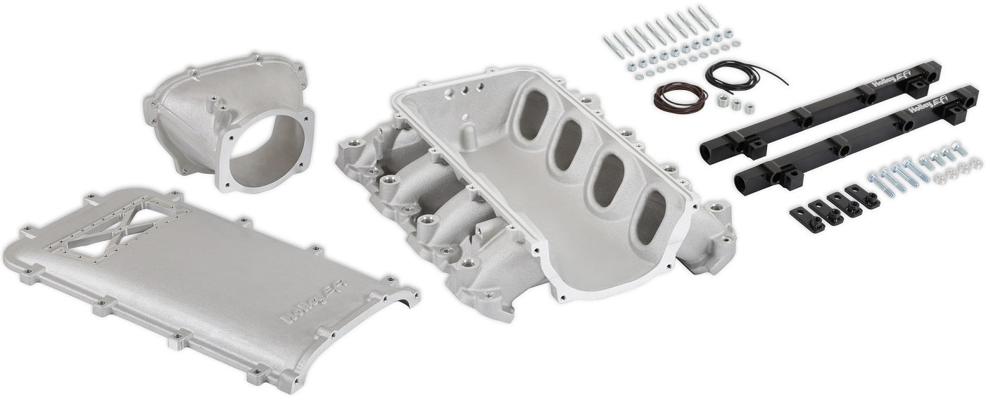 INTAKE MANIFOLD KIT,ULTRA LO-RAM,GEN V LT,PORT INJ,FF,SATIN