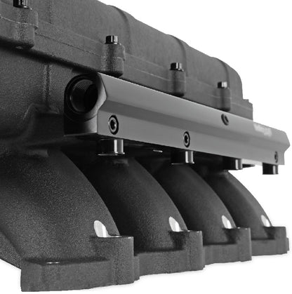 INTAKE MANIFOLD KIT,ULTRA LO-RAM, COYOTE,15-20 GT350 19-22 GT500,93MM RND,BLACK