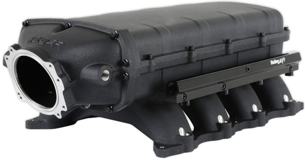 INTAKE MANIFOLD KIT,ULTRA LO-RAM, COYOTE,15-20 GT350 19-22 GT500,93MM RND,BLACK