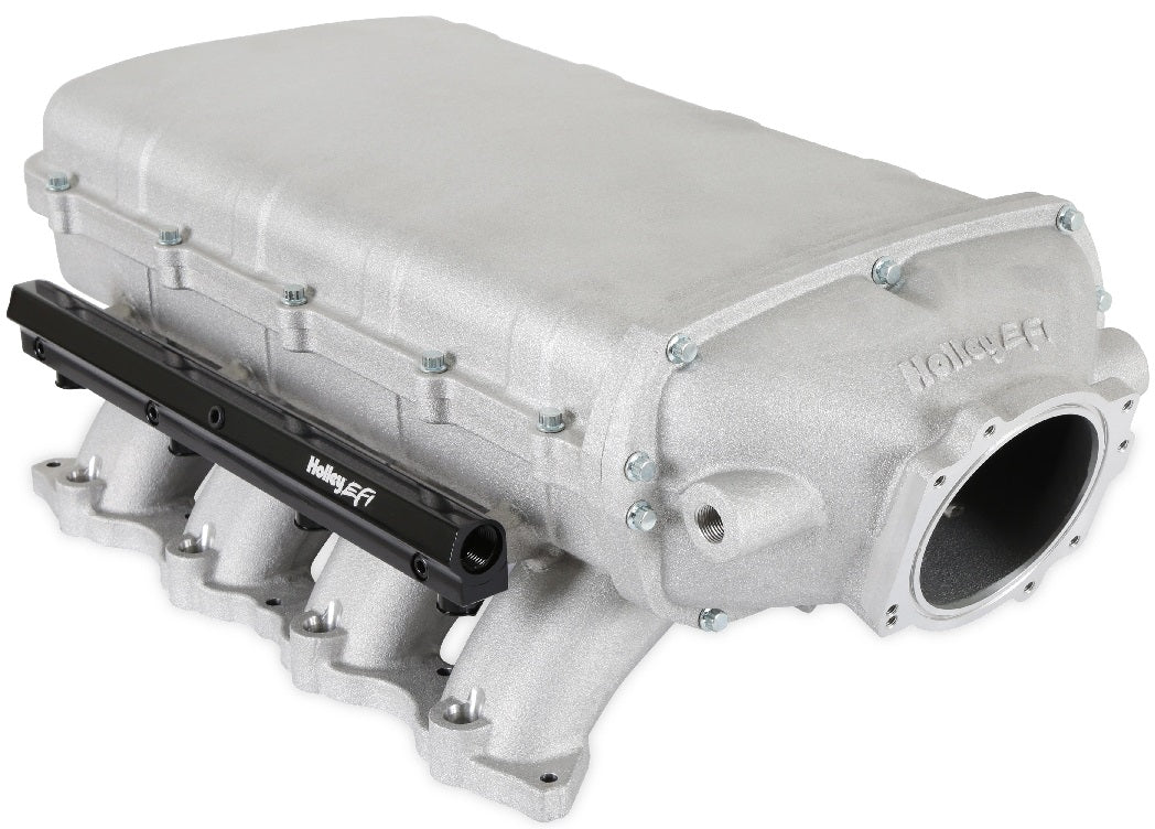 INTAKE MANIFOLD KIT,ULTRA LO-RAM, COYOTE,15-20 GT350 19-22 GT500,93MM RND,SATIN