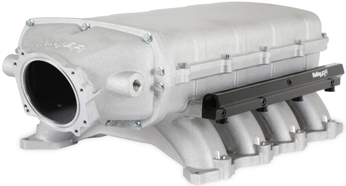 INTAKE MANIFOLD KIT,ULTRA LO-RAM, COYOTE,15-20 GT350 19-22 GT500,93MM RND,SATIN