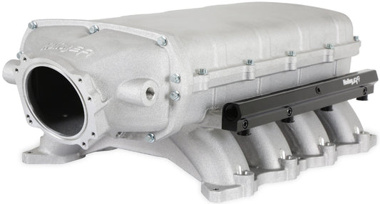 INTAKE MANIFOLD KIT,ULTRA LO-RAM, COYOTE,15-20 GT350 19-22 GT500,93MM RND,SATIN