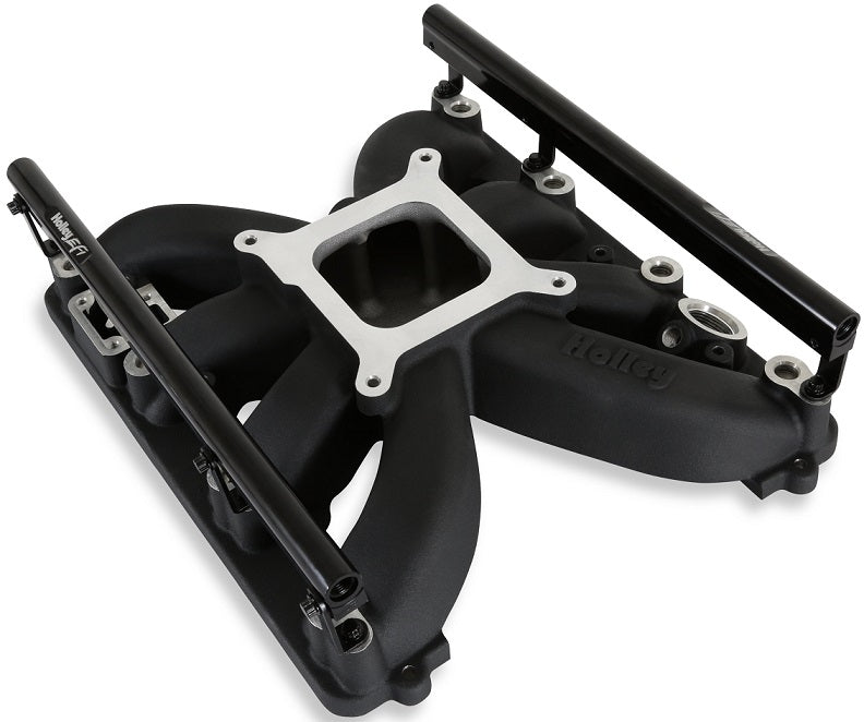 INTAKE MANIFOLD KIT,GEN III HEMI,W/FUEL RAILS,4150 EFI,BLACK