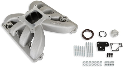 INTAKE MANIFOLD KIT,GEN III HEMI,4150 CARBURETOR,SATIN