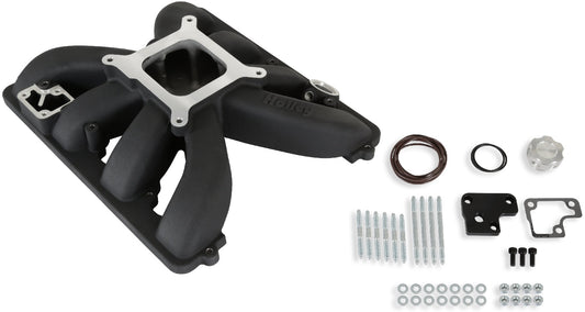 INTAKE MANIFOLD KIT,GEN III HEMI,4150 CARBURETOR,BLACK