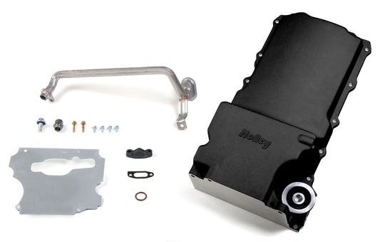 OIL PAN KIT,GM LS RETROFIT,BLACK