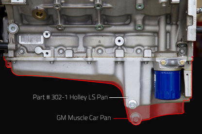 OIL PAN KIT,GM LS RETROFIT,RAW