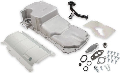 OIL PAN KIT,GM V LT RETROFIT,GM 64-92 & 73-98 C-10,W/RETURN,CAST