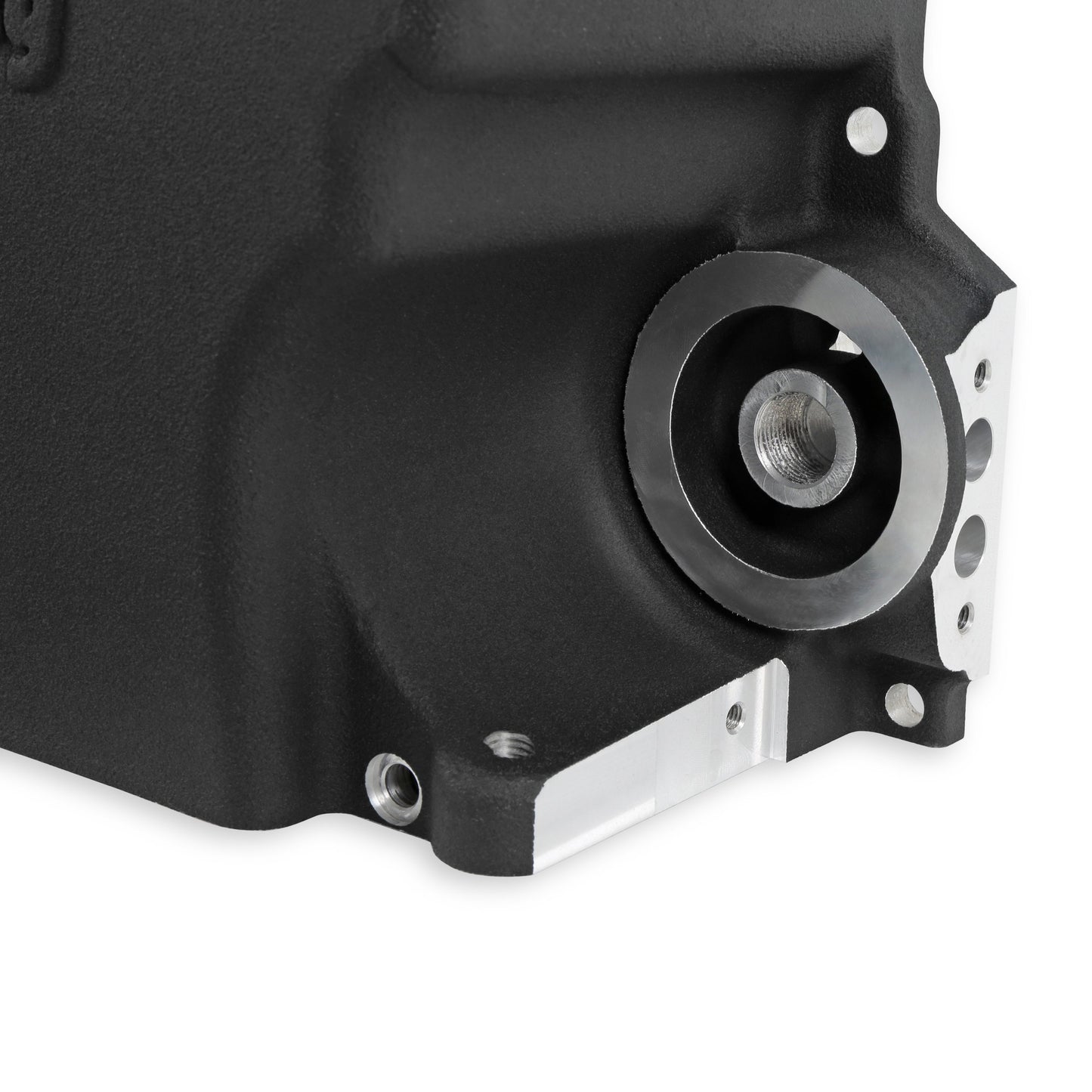 OIL PAN KIT,GM LS RETROFIT,55-87 GM,FOX BODY,BLACK
