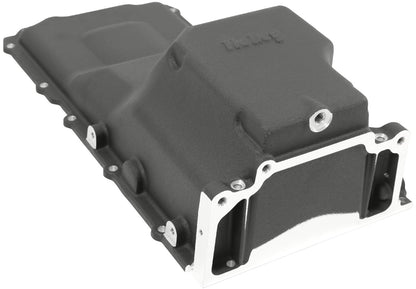 OIL PAN KIT,GM LS RETROFIT,73-87 GM TRUCKS,BLACK