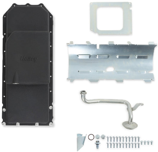 OIL PAN KIT,GEN III HEMI SWAP,MID-SUMP,NON-VVT,BLACK