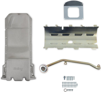 OIL PAN KIT,REAR-SUMP,GEN III HEMI HELLCAT,2015-UP 6.2L,NATURAL