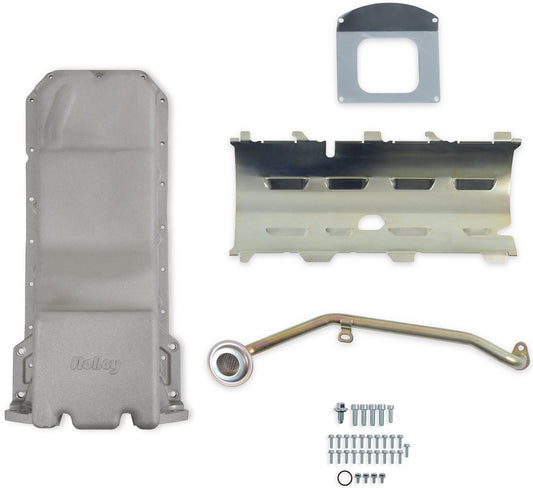 OIL PAN KIT,REAR-SUMP,GEN III HEMI HELLCAT,2015-UP 6.2L,NATURAL