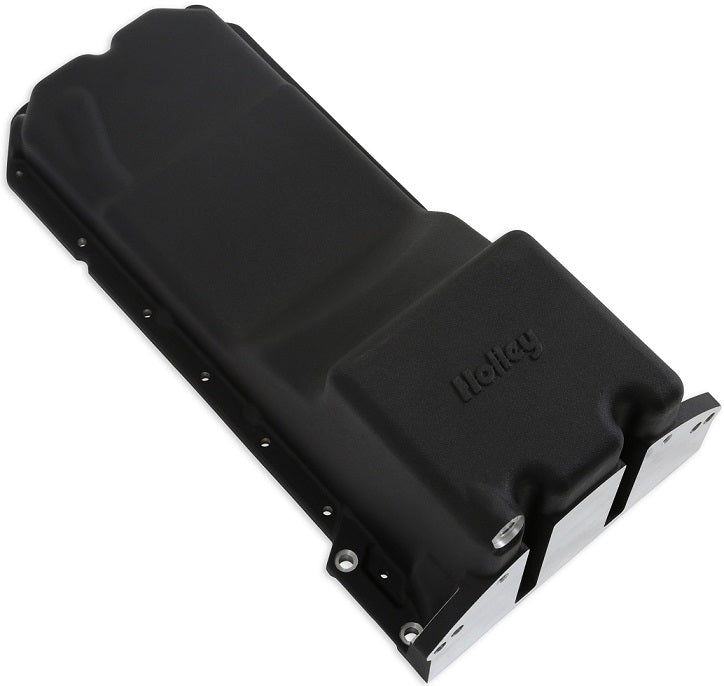 OIL PAN KIT,REAR-SUMP,GEN III HEMI HELLCAT,2015-UP 6.2L,BLACK