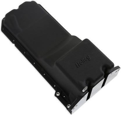 OIL PAN KIT,REAR-SUMP,GEN III HEMI HELLCAT,2015-UP 6.2L,BLACK