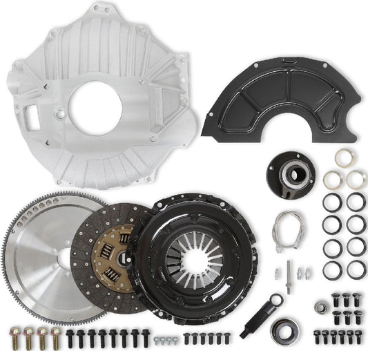 BELLHOUSING KIT,86-93 SBC,153T,26 SPLINE,EXT BALANCE>GM TKO/TKX