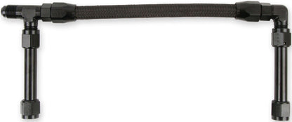DUAL LINE,4150 ULTRA XP,BRAIDED,BLACK,9 3/4"C-C,-6AN INLET