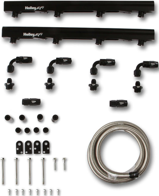 FUEL RAIL KIT,FORD 7.3 GODZILLA,W/PLUMBING