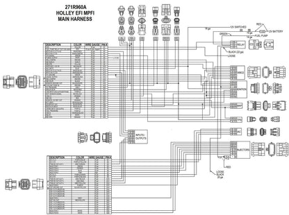 MPFI HP EFI ECU & HARNESS KIT,V8,BOSCH