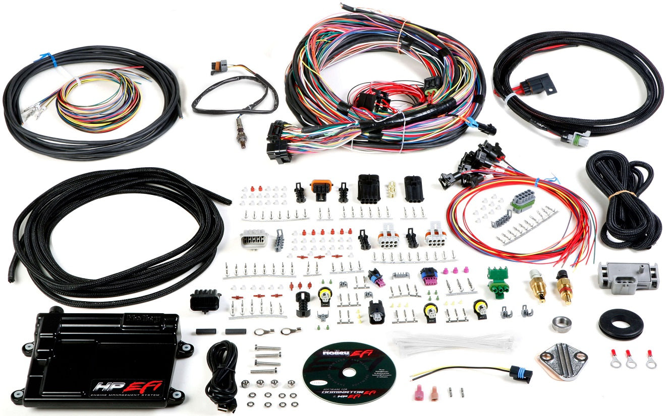 HP EFI ECU & UNTERMINATED HARNESS,NTK