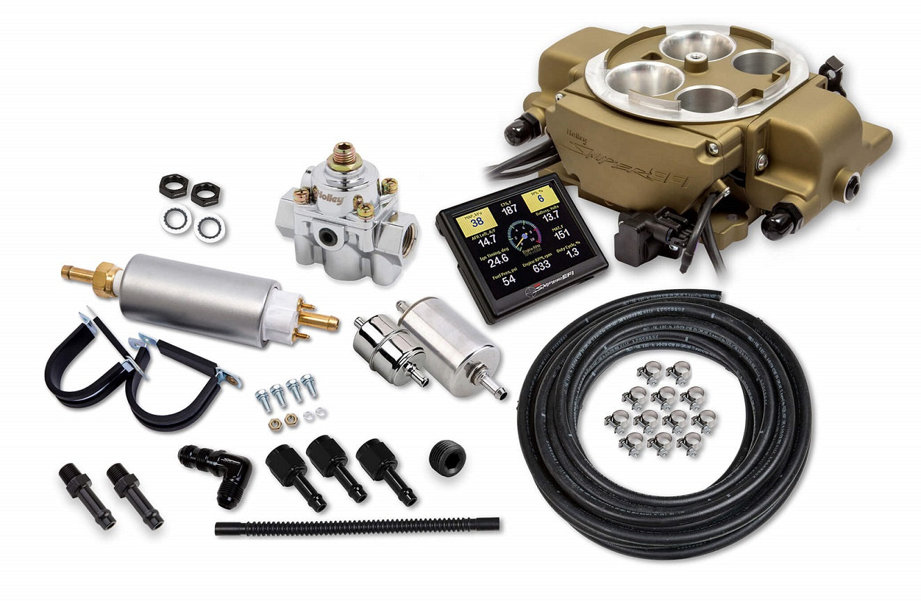 SNIPER EFI KIT,QUADRAJET,4BBL,GOLD – Southwest Speed