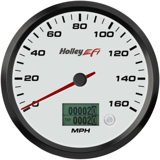 SPEEDOMETER,4 1/2,WHITE,160 MPH