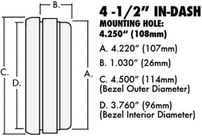 SPEEDOMETER,4 1/2,WHITE,160 MPH