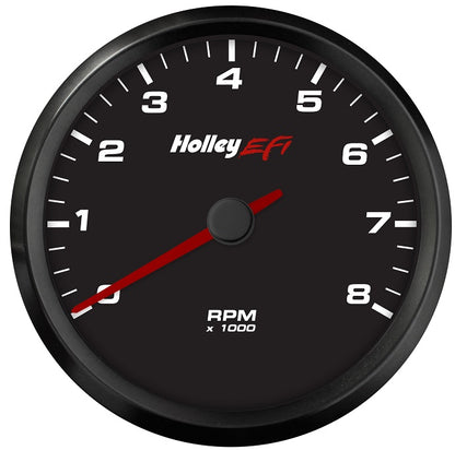 TACHOMETER,3 3/8,BLACK,8,000 RPM