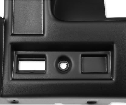 HOLLEY 6.86 IN DASH PANEL,NO A/C,77-79 NOVA