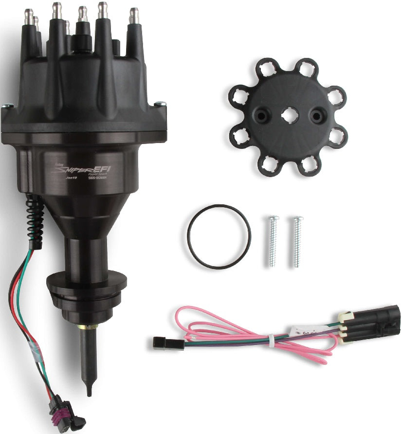 SNIPER EFI,HYPERSPARK,DISTRIBUTOR,MOPAR 383/400,BLACK