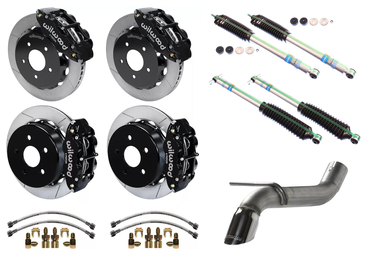 PERFORMANCE PACKAGE,2007-2018 WRANGLER JK 3.6/3.8L,1.5-3" LIFT,BLK,AT