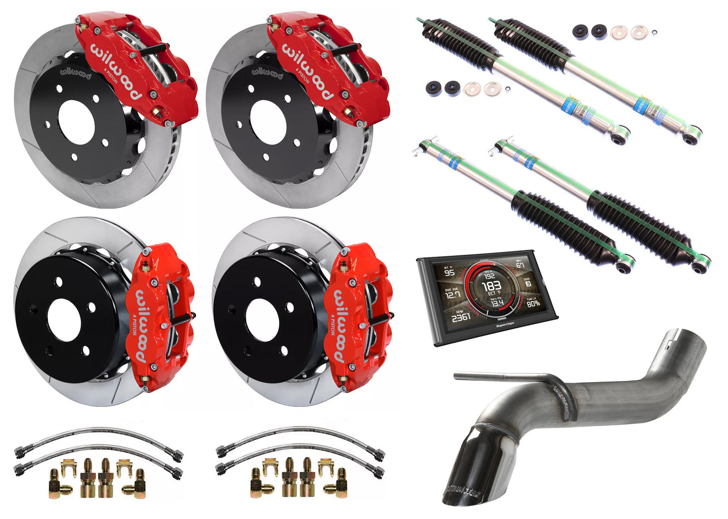 PERFORMANCE PACKAGE,2015-2018 WRANGLER JK 3.6L,1.5-3" LIFT,RED,TD2