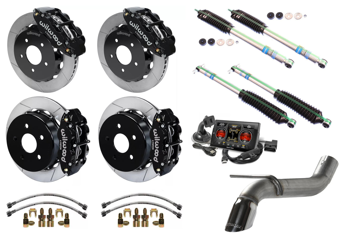 PERFORMANCE PACKAGE,2015-2018 WRANGLER JK 3.6L,1.5-3" LIFT,BLK,TD3