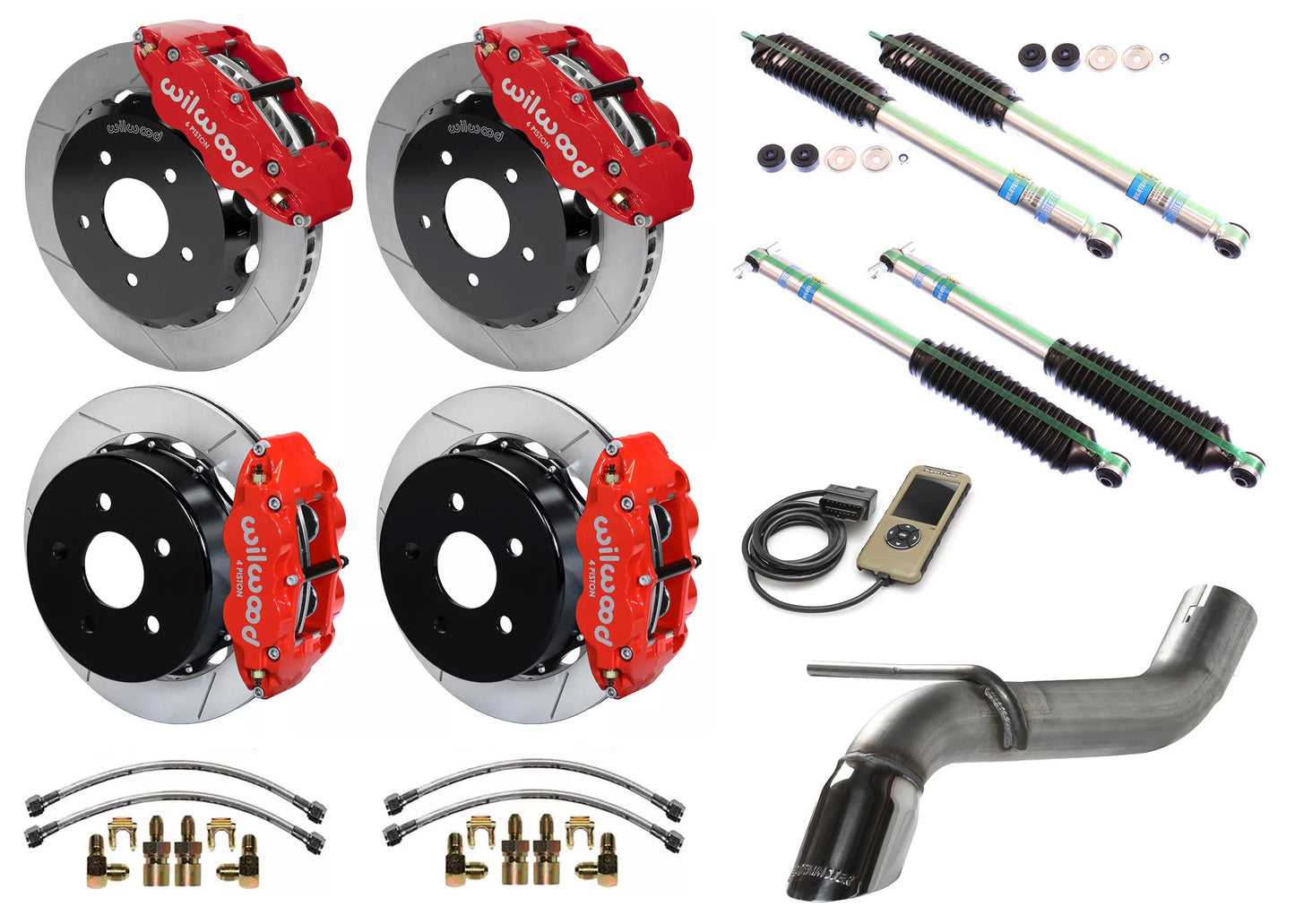 PERFORMANCE PACKAGE,2007-2014 WRANGLER JK 3.8L,1.5-3" LIFT,RED,F5