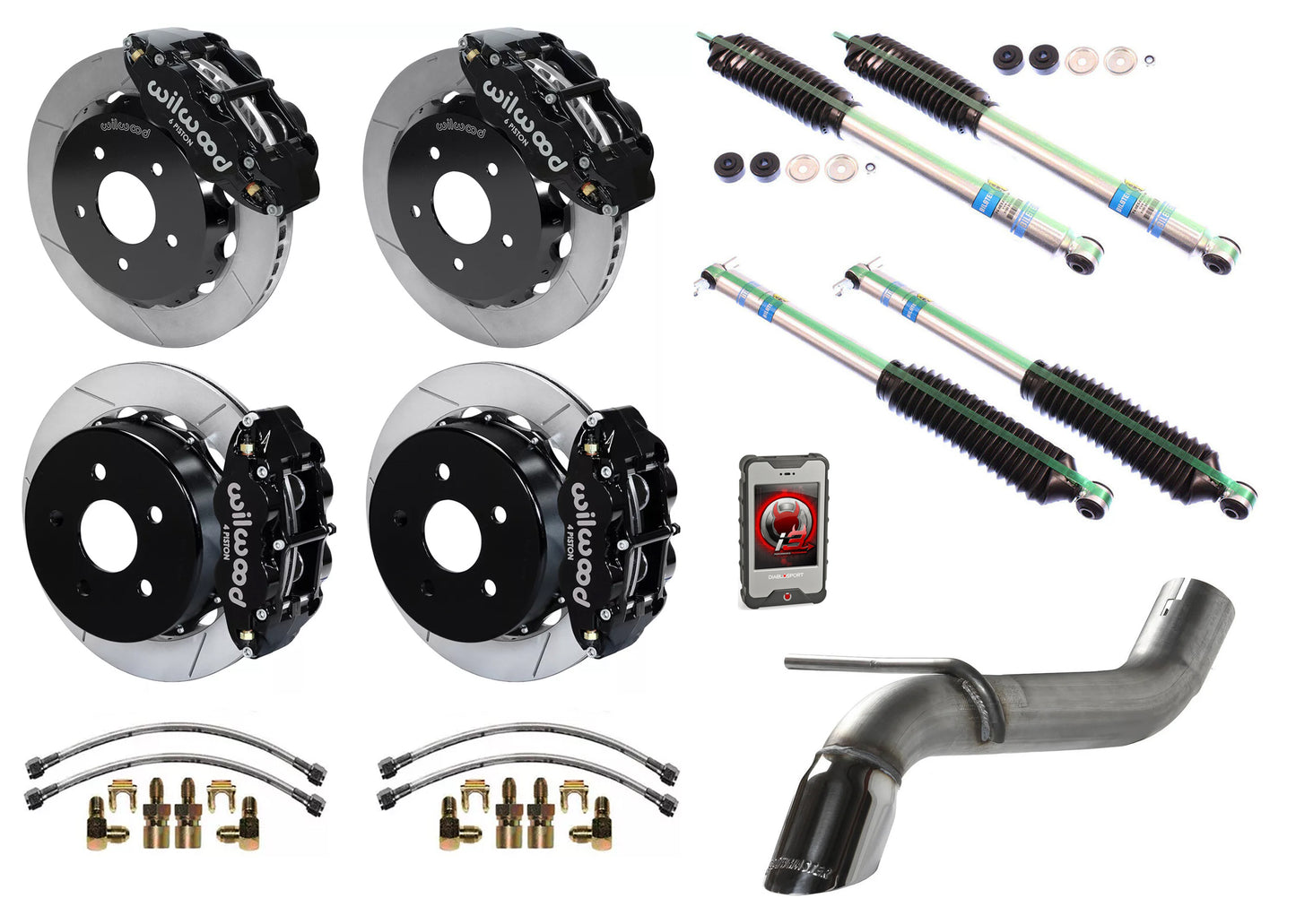 PERFORMANCE PACKAGE,2007-2011 WRANGLER JK 3.8L,1.5-3" LIFT,BLK,I3