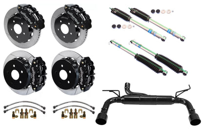 PERFORMANCE PACKAGE,2007-2011 WRANGLER JK 3.8L,1.5-3" LIFT,BLK,OL