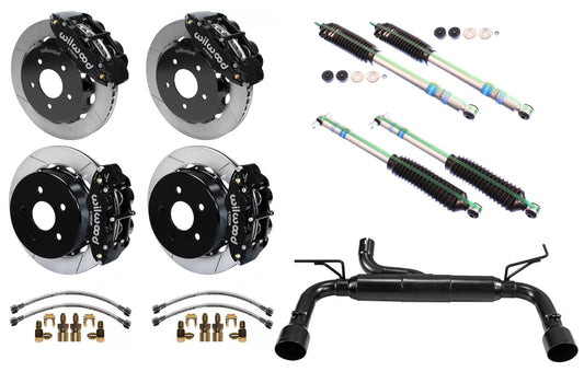 PERFORMANCE PACKAGE,2007-2011 WRANGLER JK 3.8L,1.5-3" LIFT,BLK,OL