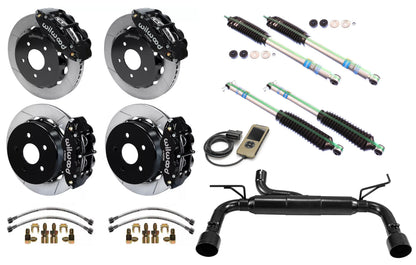PERFORMANCE PACKAGE,2007-2011 WRANGLER JK 3.8L,1.5-3" LIFT,BLK,F5
