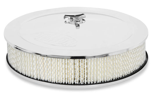 AIR CLEANER ASSY,DEMON,14",CHROME