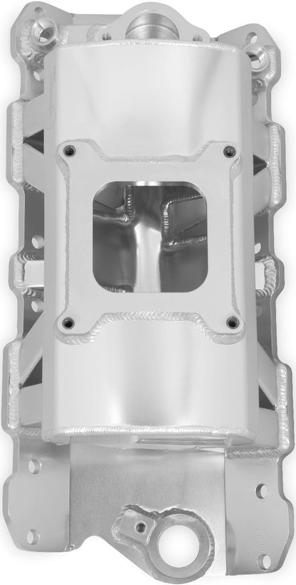 INTAKE MANIFOLD,SBC,4150,FAB,SILVER