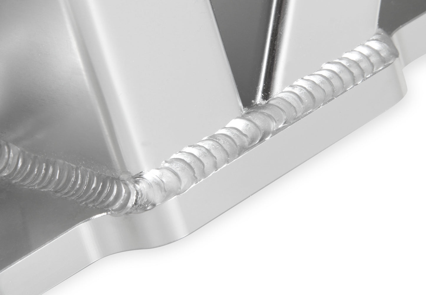 INTAKE MANIFOLD,SBC,4150 X 2,FAB,SILVER