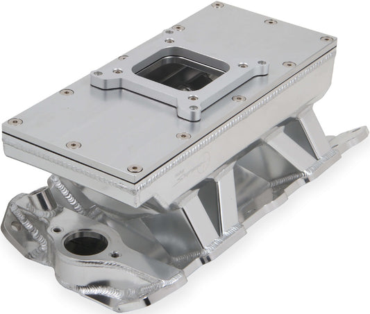 INTAKE MANIFOLD,SBC,4150,FAB,SILVER