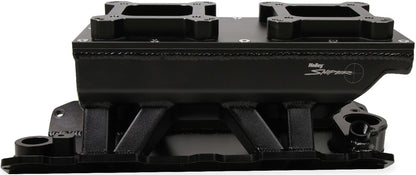 INTAKE MANIFOLD,SBC,4150 X 2,FAB,BLACK