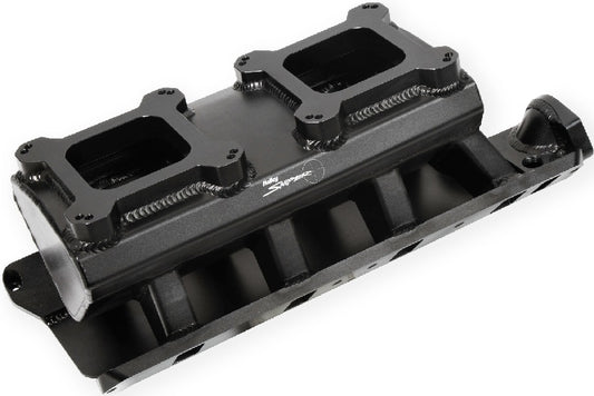 INTAKE MANIFOLD,SBF,4150 X 2,FAB,BLACK