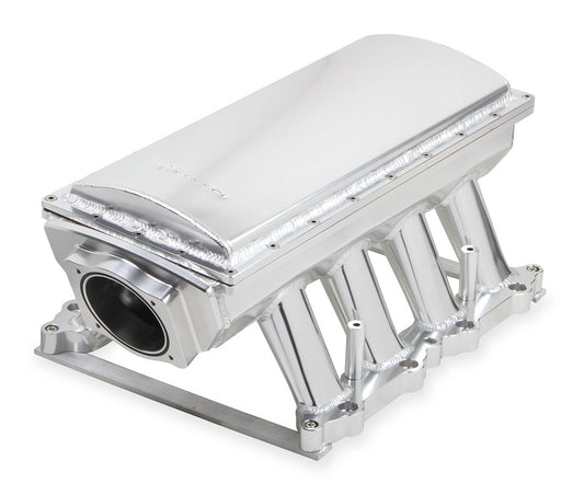 SNIPER INTAKE MANIFOLD KIT,FABRICATED SHEETMETAL,90MM,11-15 5.0L COYOTE,SILVER