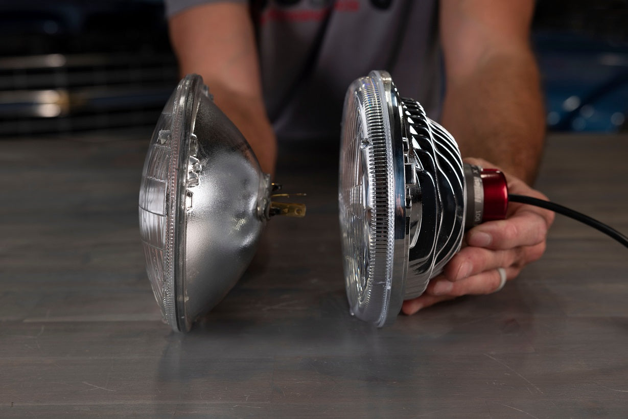 RETROBRIGHT LED SEALED BEAM 7.0 ROUND – Southwest Speed